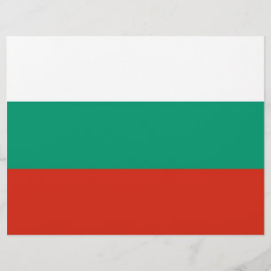 Letterkop met vlag van Bulgarije
