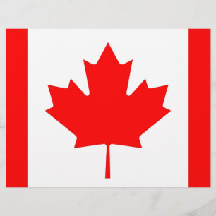 Letterkop met vlag van Canada