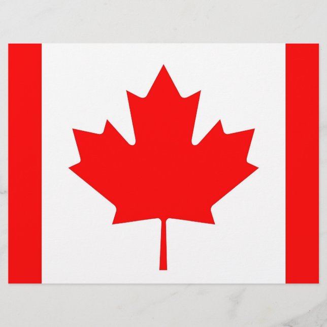 Letterkop met vlag van Canada (Voorkant)