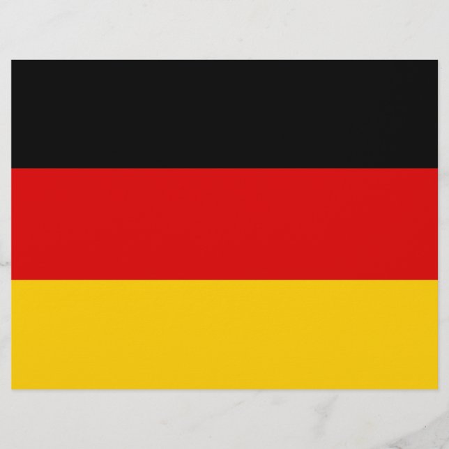 Letterkop met vlag van Duitsland (Voorkant)