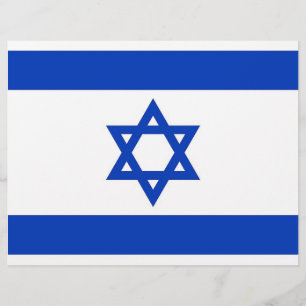 Letterkop met vlag van Israël