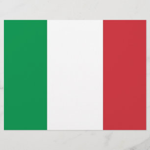 Letterkop met vlag van Italië