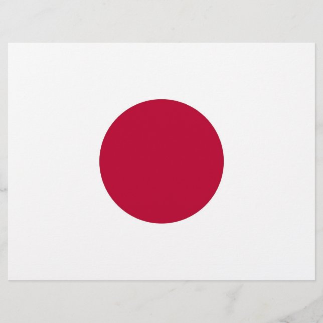 Letterkop met vlag van Japan (Voorkant)