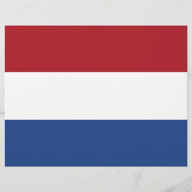 Letterkop met vlag van Nederland (Voorkant)