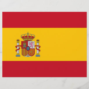 Letterkop met vlag van Spanje