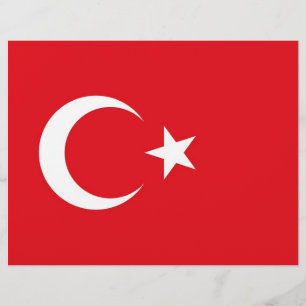 Letterkop met vlag van Turkije