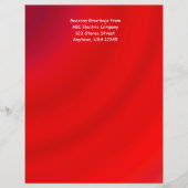 Letterkop papier Match #10 Rood verloop Envelop (Voorkant)