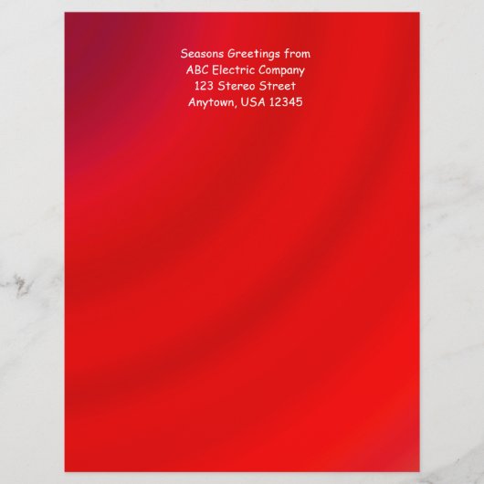 Letterkop papier Match #10 Rood verloop Envelop (Voorkant)