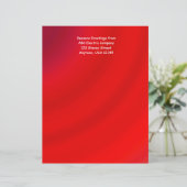 Letterkop papier Match #10 Rood verloop Envelop (Staand voorkant)