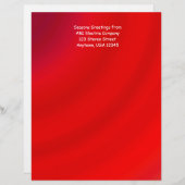 Letterkop papier Match #10 Rood verloop Envelop (Voorkant / Achterkant)
