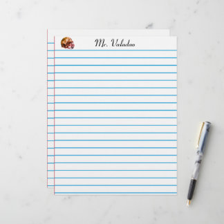 Letterkoplijnen voor school briefhoofd