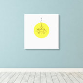 Letterkroonluchter Canvas Afdruk (Insitu (Houten vloer))