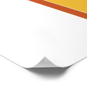 Letterkunstposter, I-monogram, Vet gedrukte initia Poster (Hoek)
