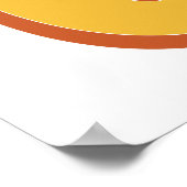 Letterkunstposter, O-monogram, Vet gedrukte initia Poster (Hoek)