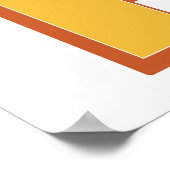 Letterkunstposter, P-monogram, Vetgedrukte initiaa Poster (Hoek)