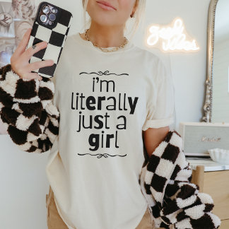 Letterlijk Alleen een Meisjes T-shirt