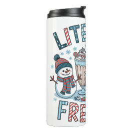 Letterlijk bevriezen thermosbeker