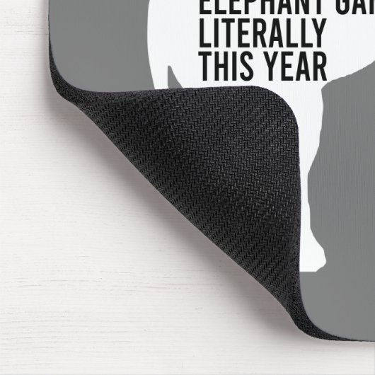 Letterlijk de slechtste witte olifantenGift Muismat (Hoek)