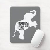 Letterlijk de slechtste witte olifantenGift Muismat (Met muis)