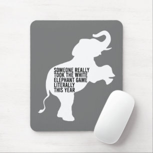 Letterlijk de slechtste witte olifantenGift Muismat