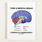 Letterlijk en figuurlijk een mentale pauze nemen planner (Voorkant)