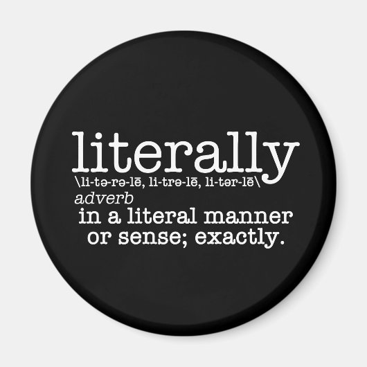 Letterlijk Engelse Grammar Magneet (Voorkant)