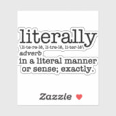 Letterlijk Engelse Grammar Sticker (Vel)