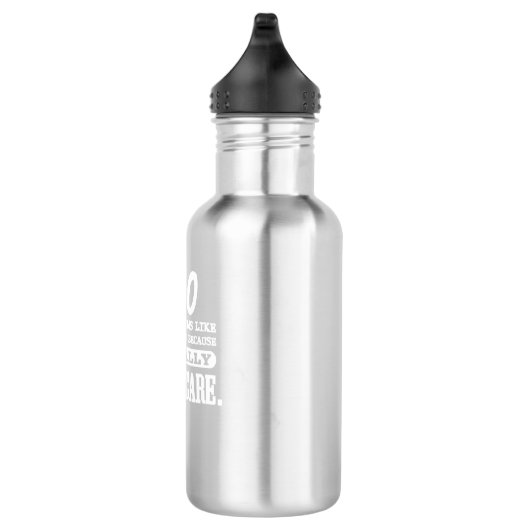 Letterlijk geen schimmige 60e zestigste zondvloed waterfles  (Rechts)