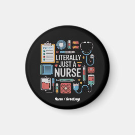 Letterlijk gewoon een verpleegkundig geregistreerd magneet