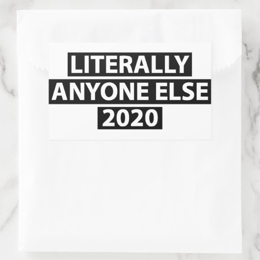Letterlijk iedereen anders 2020 Sticker (Tas)