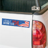 Letterlijk iedereen anders 2024 bumpersticker (Op Truck)