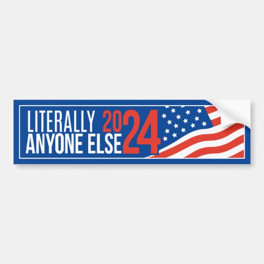 Letterlijk iedereen anders 2024 bumpersticker (Voorkant)