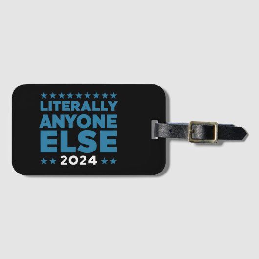 Letterlijk iedereen anders 2024 President USA Elec Bagagelabel (Voorkant (horizontaal))