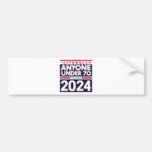 Letterlijk iedereen anders 2024 President USA Elec Bumpersticker (Voorkant)