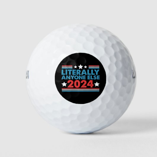 Letterlijk iedereen anders 2024 President USA Elec Golfballen (Voorkant)