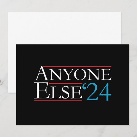 Letterlijk iedereen anders 2024 President USA Elec Kaart (Voorkant / Achterkant)