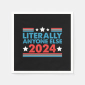 Letterlijk iedereen anders 2024 President USA Elec Servet (Voorkant)