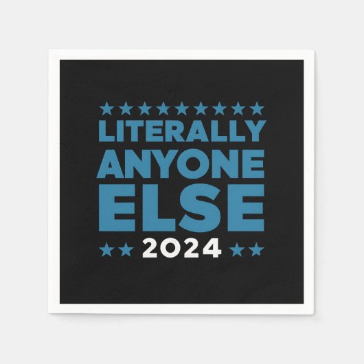 Letterlijk iedereen anders 2024 President USA Elec Servet (Voorkant)