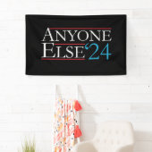 Letterlijk iedereen anders 2024 President USA Elec Spandoek (Insitu)