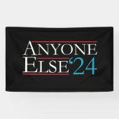 Letterlijk iedereen anders 2024 President USA Elec Spandoek (Horizontaal)