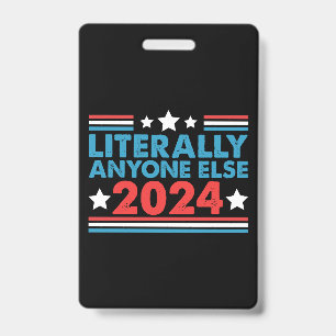 Letterlijk Iedereen Anders 2024 President VS Verki Badge