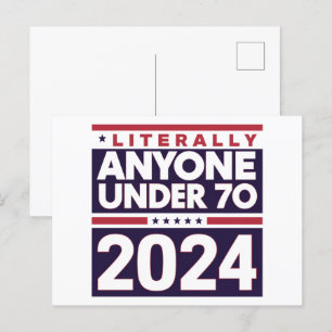 Letterlijk Iedereen Anders 2024 President VS Verki Briefkaart