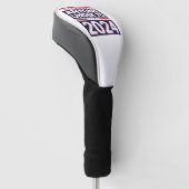 Letterlijk Iedereen Anders 2024 President VS Verki Golfheadcover (Schuin)