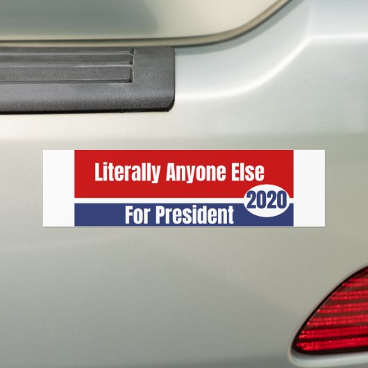 Letterlijk iedereen Else 2020 Bumpersticker (Op auto)