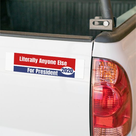 Letterlijk iedereen Else 2020 Bumpersticker (Op Truck)