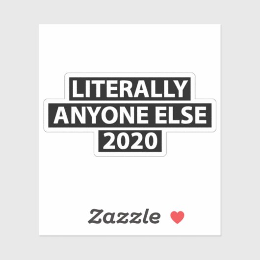 Letterlijk iedereen Else 2020 Sticker (Vel)