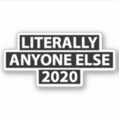 Letterlijk iedereen Else 2020 Sticker (Voorkant)
