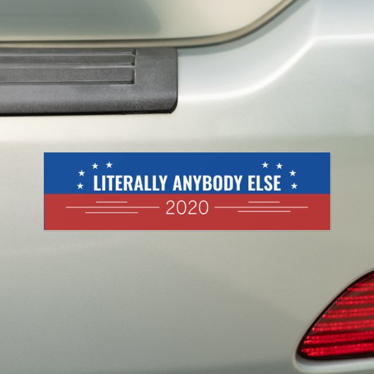 Letterlijk iedereen Else Bumpersticker (Op auto)