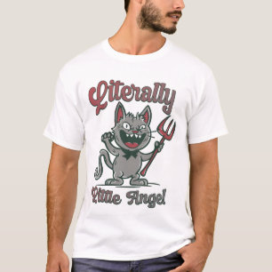 Letterlijk kleine engel t-shirt