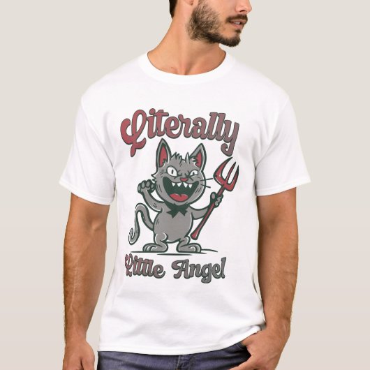 Letterlijk kleine engel t-shirt (Voorkant)